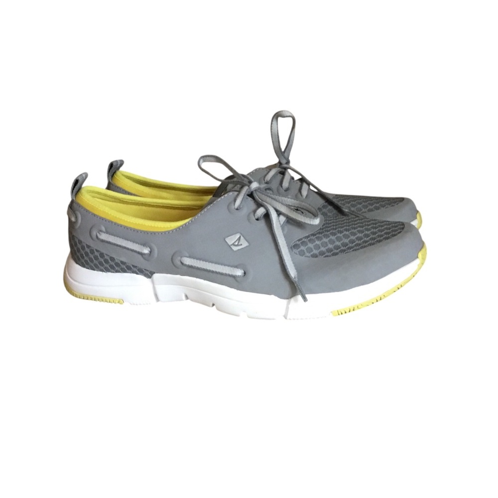 NEW Paul Sperry Top Sider Ripple Rush Mesh Gray Shoes